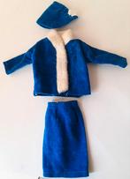 Vintage jaren 60 mantel pak voor barbie poppen, Hong Kong., Verzamelen, Poppen, Ophalen of Verzenden, Gebruikt, Kleertjes