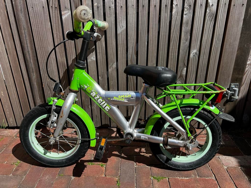 Gazelle kinderfiets 12 inch - Terugtraprem, Fietsen en Brommers, Fietsen | Kinderfietsjes, Ophalen, Gebruikt, Terugtraprem, Minder dan 16 inch