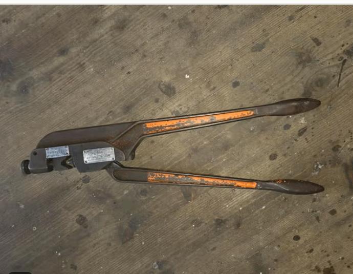 Perstang voor kabel ogen., Ophalen of Verzenden, Gebruikt