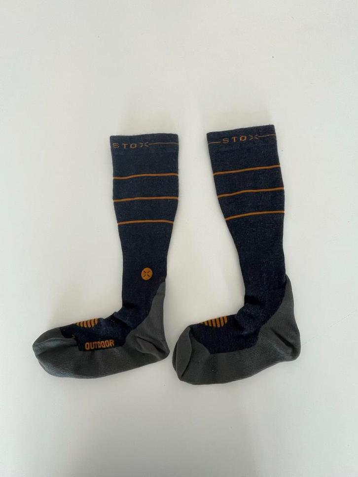 Stox compressie kousen - Comfort en ondersteuning, Kleding | Heren, Sokken en Kousen, Zo goed als nieuw, Maat 39 t/m 42, Zwart