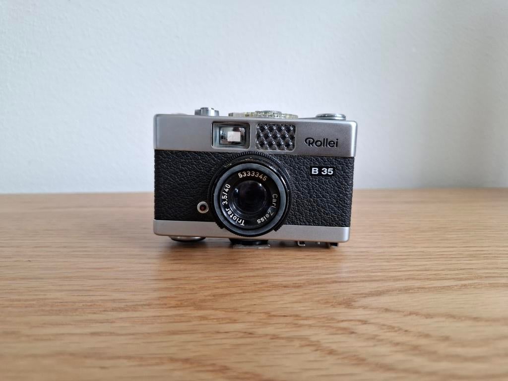 Rollei B 35 met Carl Zeiss objectief, Ophalen of Verzenden, Gebruikt, Compact, Overige Merken
