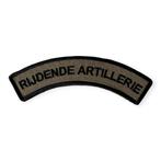 Straatnaam met Velcro RIJDENDE ARTILLERIE, Ophalen of Verzenden, Landmacht, Nederland, Embleem of Badge
