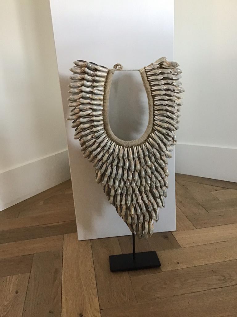 Schelpen op standaard, Huis en Inrichting, Woonaccessoires | Kransen, Zo goed als nieuw, Ophalen of Verzenden