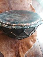 Oude Afrikaanse  trommel, Ophalen of Verzenden, Gebruikt, Rond, Riet