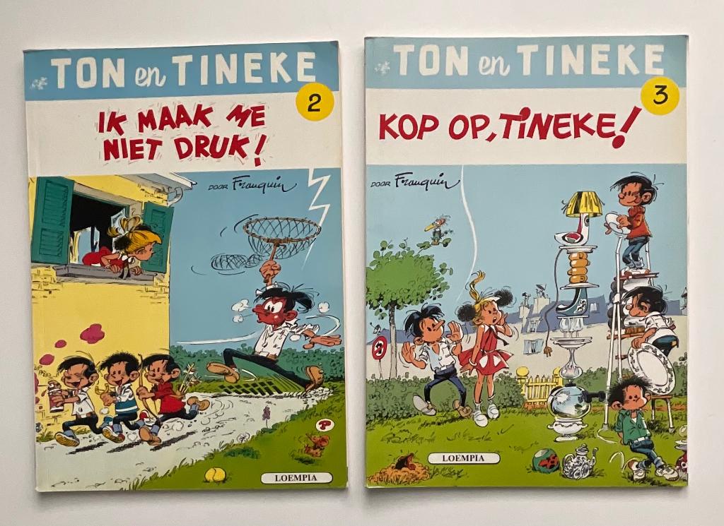 Ton en Tinneke uitgever Lompia Nr 2.3., Boeken, Stripboeken, Meerdere stripboeken, Ophalen of Verzenden, Zo goed als nieuw