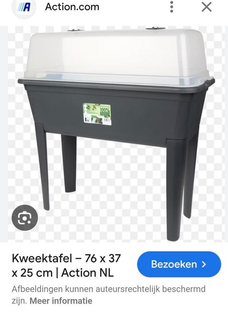 Kweekbak groot oppoot bak  nieuw, Ophalen of Verzenden, Nieuw, Kweekbak