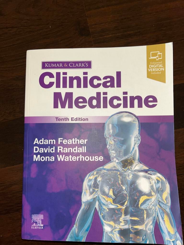 Clinical Medicine 10th edition- Kumar & Clark, Ophalen of Verzenden, Beta, Zo goed als nieuw, WO