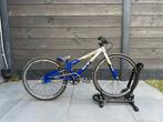 GT Micro Mini BMX fiets - Blauw/Zilver, Ophalen, Gebruikt, Aluminium, V-brakes