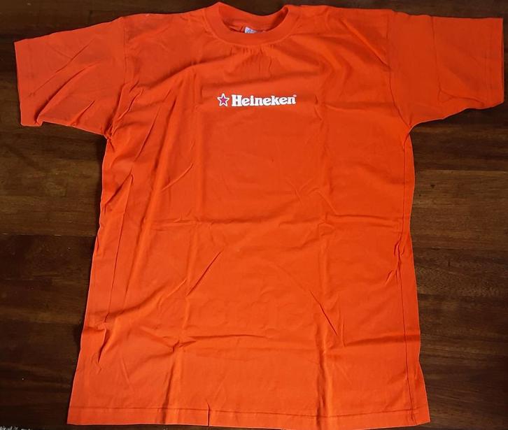 Heineken  oranje T shirt, Verzamelen, Biermerken, Nieuw, Kleding, Heineken, Ophalen of Verzenden