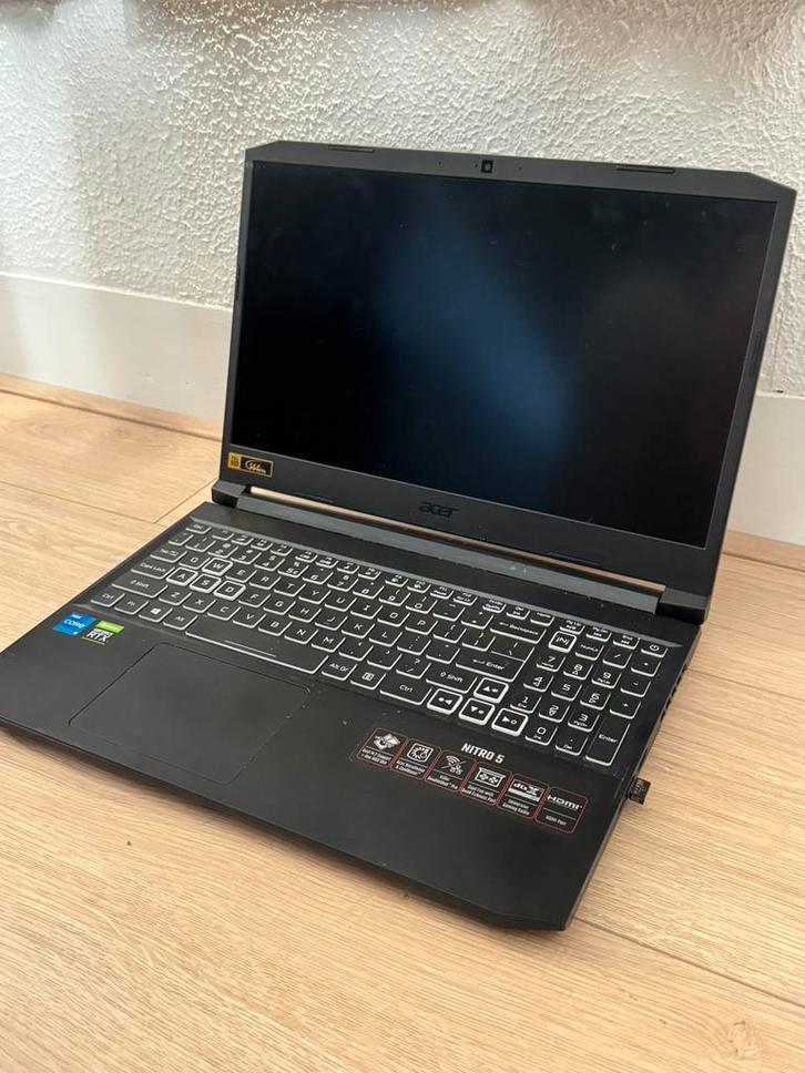 Acer Nitro Gaming Laptop, Computers en Software, Windows Laptops, Zo goed als nieuw, 15 inch, SSD, 4 Ghz of meer, Gaming, Ophalen of Verzenden