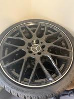 Mercedes-Benz C-Klasse winterbanden met velgen, Ophalen, 18 inch, Gebruikt, Banden en Velgen