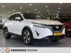 Nissan QASHQAI 1.3 MHEV X Tekna +/LEDER/360CAMERA/MEMORY, Auto's, Adaptive Cruise Control, Zwart, 4 cilinders, Wit