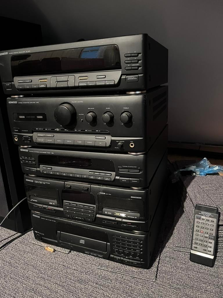 Stereo toren Kenwood, Audio, Tv en Foto, Stereo-sets, Tuner of Radio, Losse componenten, Zo goed als nieuw, Ophalen
