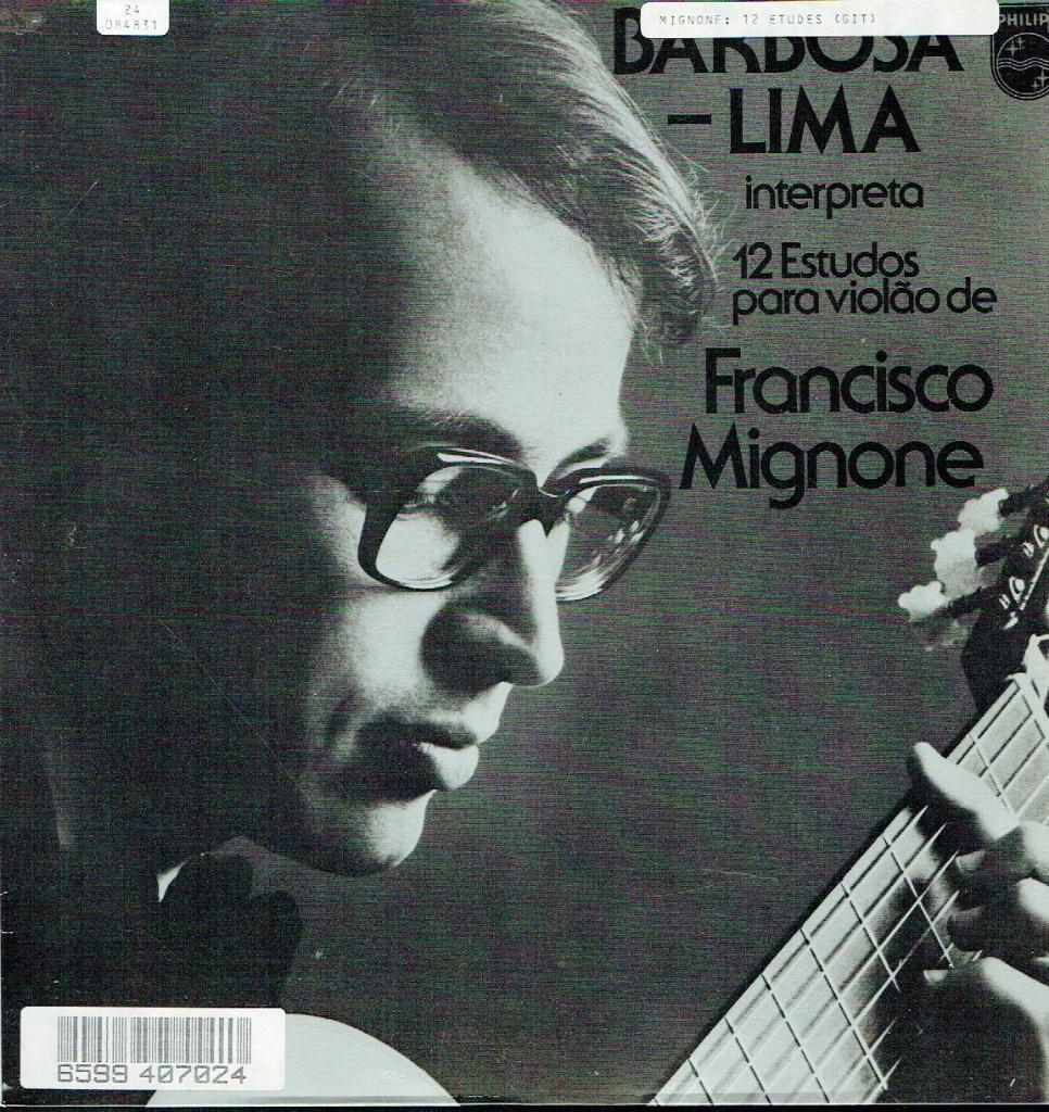 Barbosa-Lima Interpreta 12 Estudos, Cd's en Dvd's, Vinyl | Klassiek, Kamermuziek, Verzenden, Zo goed als nieuw, 12 inch