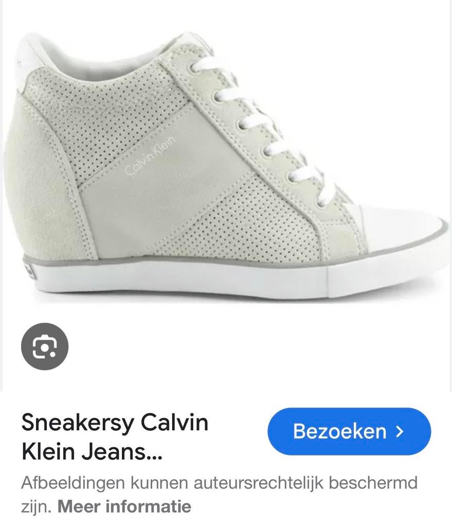 Calvin Klein Jeans sneakers met verborgen sleehak, Kleding | Dames, Schoenen, Wit, Nieuw, Ophalen of Verzenden, Sneakers of Gympen