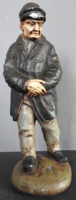 Beeld Oude man., Ophalen of Verzenden, Gips, Beeld