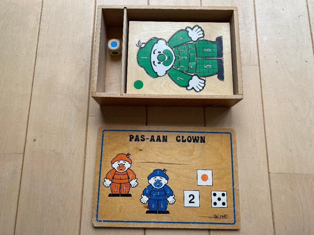 Rolf pas aan clown, Kinderen en Baby's, Speelgoed | Houten speelgoed, Ophalen of Verzenden, Gebruikt