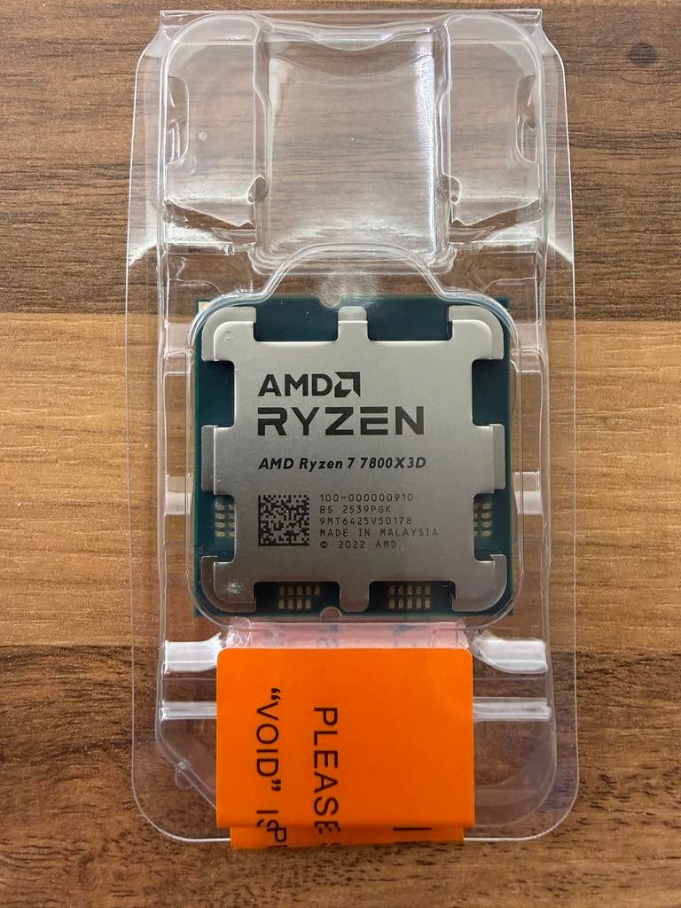 AMD Ryzen 7 7800X3D Processor, Computers en Software, Processors, Nieuw, 8-core, 4 Ghz of meer, Ophalen of Verzenden