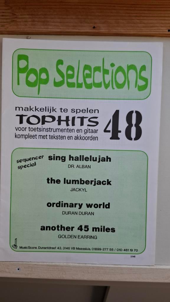 Pop Selections 48: Toetsinstrumenten en Gitaar (Goed), Gebruikt, Keyboard, Overige soorten, Ophalen of Verzenden