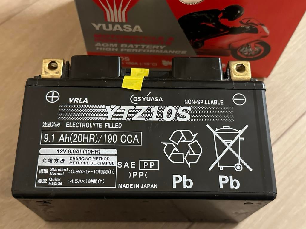 Yuasa YTZ10S Motoraccu 12V 9.1Ah, Ophalen of Verzenden