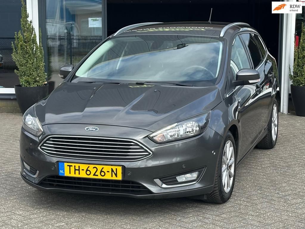Ford Focus Wagon 1.0 Titanium - Distributie Vervangen !, 125 pk, Gebruikt, Euro 6, Handgeschakeld