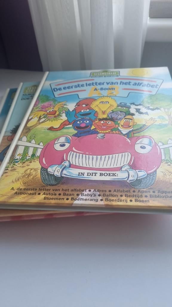 8x Vintage Sesamstraat  boeken, Ophalen of Verzenden, Nieuw, Sprookjes