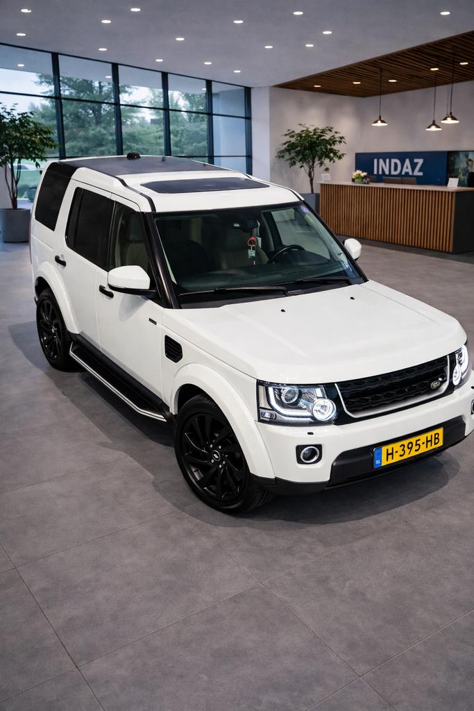 Land Rover Discovery 2016 Wit Automaat 7P Pano origin KM TOP, Automaat, Lichtsensor, Wit, Leder