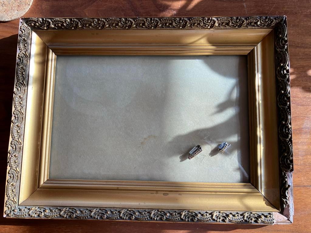 Oude antieke fotolijst, Antiek en Kunst, Ophalen of Verzenden