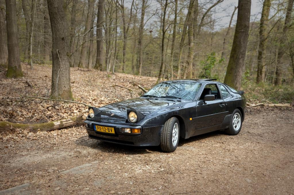 Porsche 944 2.5 Targa Automaat 1986 wegenbelastingvrij, Auto's, Automaat, Achterwielaandrijving, Zwart, 163 pk