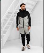 Nike Tech Fleece Trainingspak Heren Grijs/Zwart, Maat 52/54 (L), Nieuw, Ophalen of Verzenden, Grijs