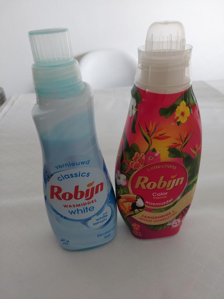 2x Robijn wasmiddel kleur en wit, Ophalen, Overige typen