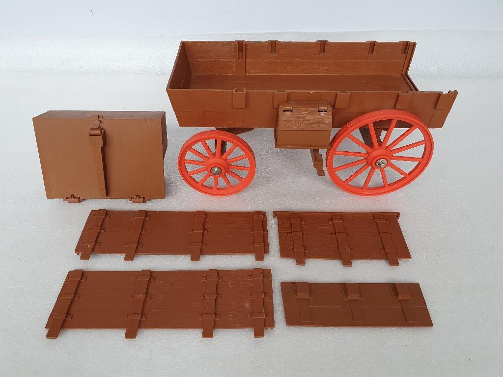The Lone Ranger: Prairie Wagon (Gabriel, Marx Toys, 1975), Verzamelen, Ophalen of Verzenden, Gebruikt