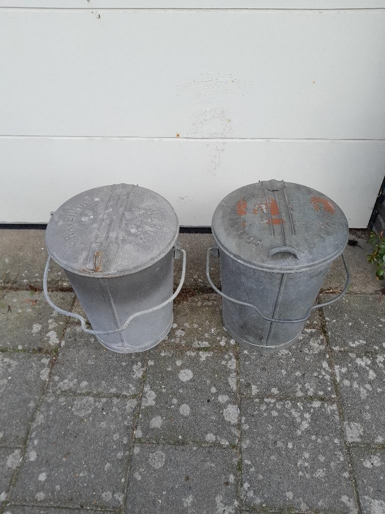 Zinken HAAGSE Afvalemmers, Ophalen, Gebruikt