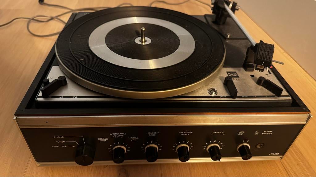 Dual HS 38 platenspeler, Ophalen of Verzenden, Gebruikt, Platenspeler, Dual