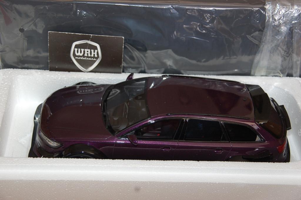 1:18 AUDI RS6 C7 ROOFBOX purple GT spirit GT864 WRH, Hobby en Vrije tijd, Modelauto's | 1:18, Verzenden, Zo goed als nieuw, Auto