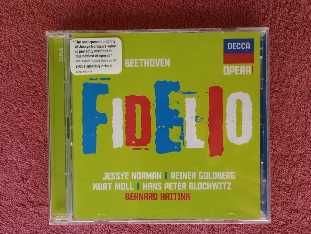 Beethoven Fidelio - Bernard Haitink 2CD, Gebruikt, Met libretto, Opera of Operette, Ophalen of Verzenden