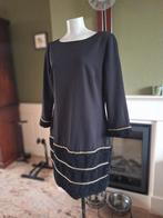 K-Design K Design zwarte goud winter jurk L, K-design, Verzenden, Zwart, Maat 42/44 (L)