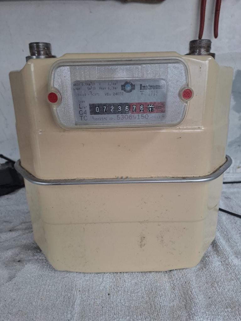 Gasmeter tussenmeter g4, Doe-het-zelf en Verbouw, Ophalen of Verzenden, Gebruikt