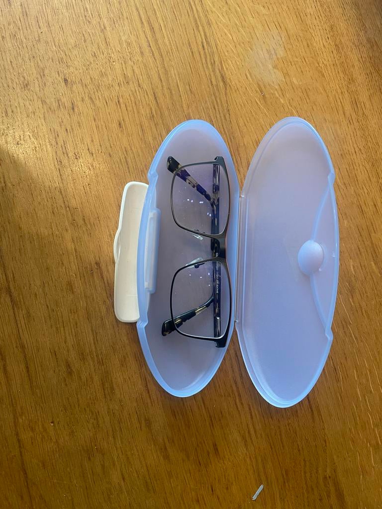 Brillenkoker met bril, Overige merken, Paars, Nieuw, Ophalen of Verzenden