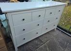 Ikea hemnes 8 ladekast / commode wit, Ophalen, 5 laden of meer, 150 tot 200 cm, Minder dan 100 cm