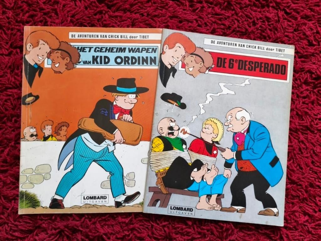 De avonturen van Chick Bill stripboeken ( 2 stuks ), Meerdere stripboeken, Ophalen of Verzenden, Gelezen