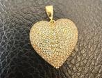 Prachtige 14 karaats gouden hart hanger, Sieraden, Tassen en Uiterlijk, Kettinghangers, Ophalen of Verzenden, Nieuw, Goud