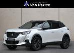 Peugeot 2008 1.2 PureTech GT Pack 155PK Automaat | Panoramad, Auto's, Gebruikt, Zwart, 1199 cc, Wit