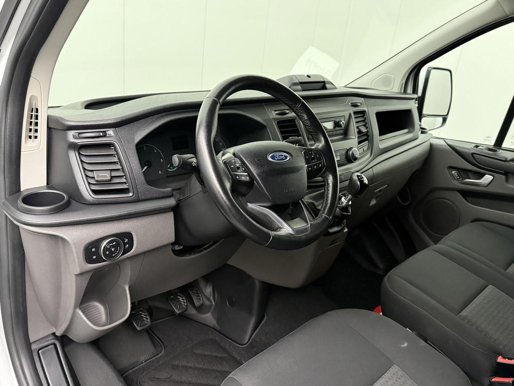 Ford Transit Custom 2.0TDCi 130PK Lang | Achterdeuren | Airc, Auto's, Bestelauto's, Voorwielaandrijving, Stof, Gebruikt, 4 cilinders