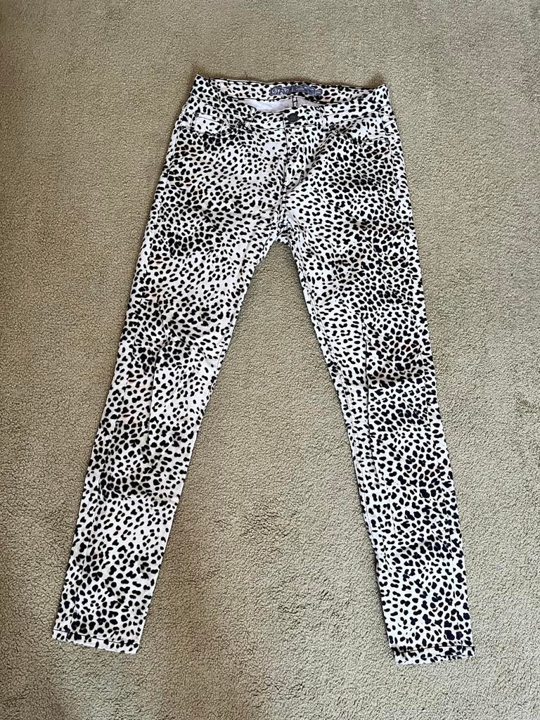 Geisha Dames Broek met Luipaardprint - Maat 40, Maat 38/40 (M), Overige kleuren, Ophalen of Verzenden, Zo goed als nieuw
