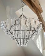 Leimotiv kroonluchter glazen flessen - Sfeervol licht, Huis en Inrichting, Ophalen, Zo goed als nieuw, Glas, Eigentijds