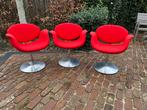 Artifort Little Tulip draaistoelen (3 stuks), Huis en Inrichting, Stoelen, Ophalen, Gebruikt, Drie, Stof