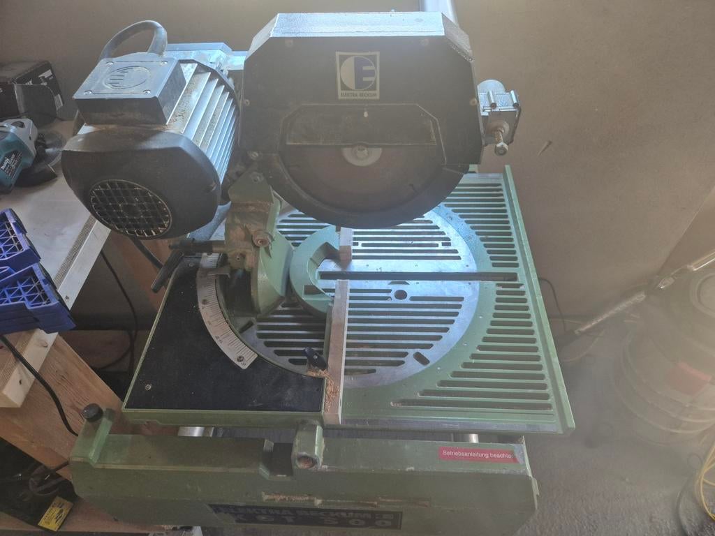 Elektra Beckum KGT 500, Ophalen, Gebruikt, Cirkelzaag, 70 mm of meer