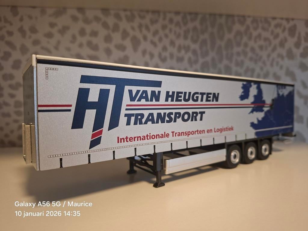 Cavallino Losse Trailer van Van Heugten, Hobby en Vrije tijd, Modelauto's | 1:50, Ophalen of Verzenden, Zo goed als nieuw, Bus of Vrachtwagen