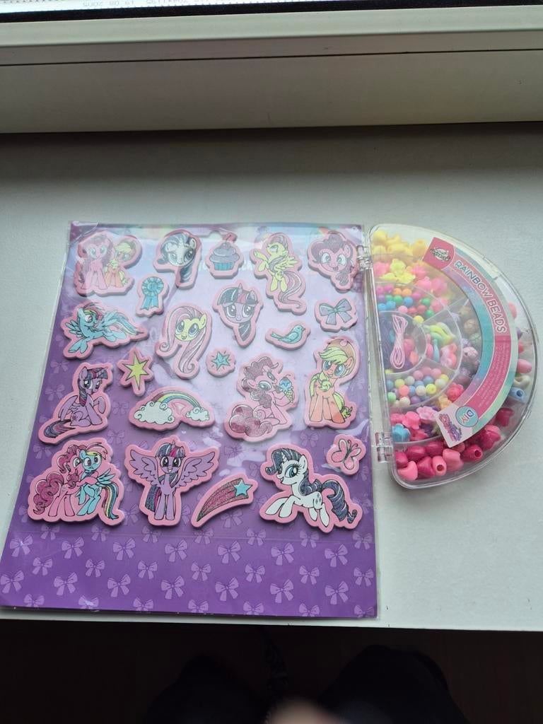 My Little Pony stickers en kralen set, Ophalen of Verzenden